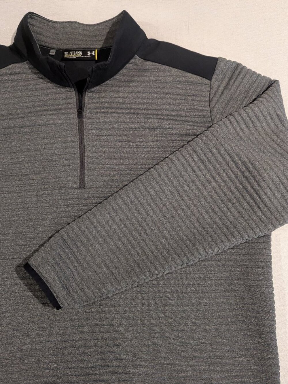Under Armour Ribbed 1/4 Zip Fleece Pullover